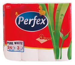 Perfex Toalettpapír PERFEX 3 rétegű 24 tekercses (HT09544/SKU15127) - vectraline