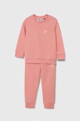 adidas Originals gyerek melegítő CREW SET rózsaszín, IX9844 - rózsaszín 62