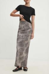 Answear Lab szoknya barna, maxi, egyenes - barna S - answear - 12 990 Ft