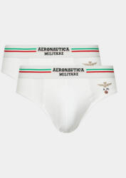 Aeronautica Militare Set 2 perechi de slipuri AM1USL001 Alb