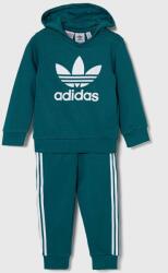 adidas Originals gyerek melegítő HOODIE SET zöld, IX5166 - türkiz 104