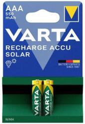 VARTA Mikroceruza akku AAA NiMH, 1, 2V 550 mAh, 2 db, Varta Longlife HR3, HR03, UO100557, DC2400, DC2400B4N, LR03 - conrad