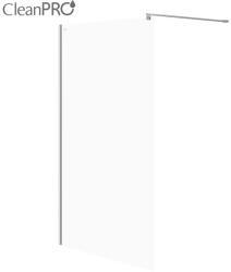 Cersanit Mille, zuhanykabin paravánja 120x200 cm, 8mm átlátszó üveg, króm profil, S161-002 (S161-002)