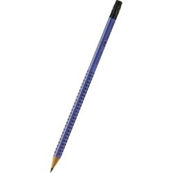 Faber-Castell Ceruza Faber-Castell Grip 2001 radíros B ergonomikus háromszög formájú kék test fekete pötyökkel (FC217251)