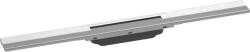 Hansgrohe RainDrain Flex, felső zuhanylefolyó készlet 1000, rövidíthető, szabad felületű beépítéshez, szálcsiszolt rozsdamentes acél, HAN-56046800 (HAN-56046800)