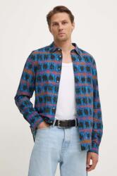 PS Paul Smith pamut ing férfi, galléros, sötétkék, relaxed, M2R. 149T. N22104 - sötétkék L