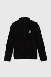 Adidas gyerek felső POLAR FLEECE HZ fekete, sima, IW3496 - fekete 128