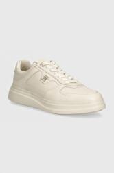 Tommy Hilfiger bőr sportcipő LUX POINTY COURT SNEAKER bézs, FW0FW07991 - bézs Női 39