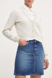 APC A. P. C. farmer szoknya jupe standard sötétkék, mini, egyenes, COGZU. F06094 - sötétkék 34