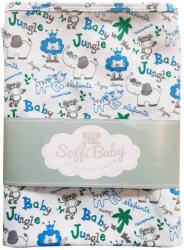 Soffi Baby takaró pamut dupla baby jungle 75x100cm