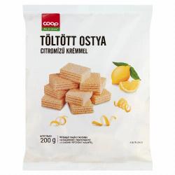 Coop citromízű krémmel töltött ostya 200 g