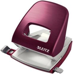 Leitz Perforator metalic 2 perforatii 30 coli diverse culori Leitz grena (ESS50060028)