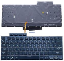 ASUS Zephyrus G15 GA503 GA503Q GA503QR GA503QS M16 GU603HE GU603HM GU603HR GU603ZE multicolor háttérvilágítással (backlit) fekete magyar (HU) laptop/notebook billentyűzet gyári
