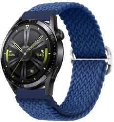 BSTRAP Elastic Nylon szíj Xiaomi Amazfit GTR Mini, cold blue