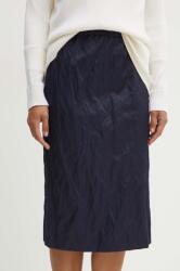 Weekend Max Mara szoknya sötétkék, midi, egyenes, 2425106031600 - sötétkék 36