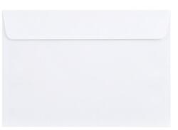 Bluering Boríték LC/5 szilikonos bélésnyomott 162×229mm, Bluering®, fehér - tonerpiac