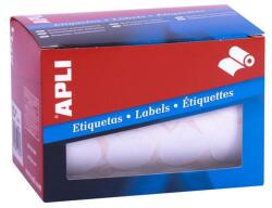 APLI Etikett, 25 mm kör, kézzel írható, tekercsben, APLI, 2400 etikett/csomag (01674) - tonerpiac