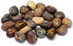 Ancient Wisdom Jáspis rúnakő csomag - 25 db (Rune-30)