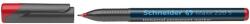Schneider Marker permanent, varf 0.4mm, rosu, SCHNEIDER Max 220 S (S-112402)