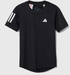 Adidas gyerek póló B CLUB 3STR TEE fekete, nyomott mintás, HR4229 - fekete 152