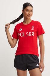 Adidas t-shirt Polska női, piros, JF6712 - piros XS