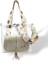  Zellia Női Válltáska 24067 - Next C. Flowers - Fehér - Beige - Arany - Ss-Ch - (77139740)