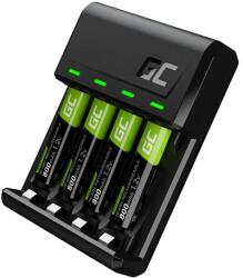 GreenCell Green Cell GC VitalCharger Ni-MH AA és AAA töltő + 4x AA Ni-MH 800mAh tölthető elem (GRSETGC02)