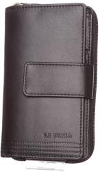 La Scala fekete női bőr pénztárca (TGN443 BLACK)