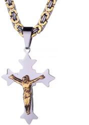  LO-32537 Cross Férfi Nyakék - Arany/Ezüst