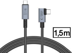 Tech-Protect USB Type-C - USB Type-C adat- és töltőkábel - Tech-Protect Ultraboost USB 4.0 / 8K / 40 Gbps / PD240 Cable - 240W - szürke - rexdigital - 7 490 Ft