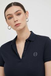 Giorgio Armani pamut póló sötétkék - sötétkék S - answear - 25 990 Ft