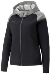PUMA teamCUP Casuals Hooded Jkt Wmn Kapucnis melegítő felsők 658419-003 Méret XS - weplayhandball