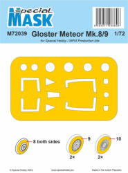 Special Hobby Gloster Meteor Mk. 8/9 MASK 1/72 1: 72 (100-M72039)