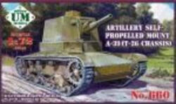 UniModels A-39 (T-26 chassis) Soviet self-propelle 1: 72 (UMT660)