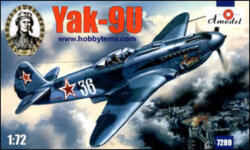 Amodel Yakovlev Yak-9U Soviet fighter 1: 72 (AMO7289)