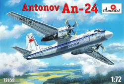 Amodel Antonov An-24 civil aircraft 1: 72 (AMO72159)