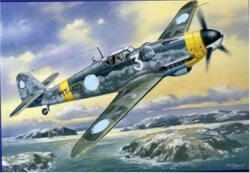UniModels Messerschmitt Bf 109G-6/R3 (Finish AirForce) 1: 48 (UM432)