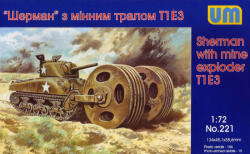 UniModels Sherman with mine exploder T1E3 1: 72 (UM221)
