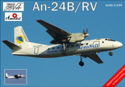 Amodel Antonov An-24B/RV Ukrainian airlines 1: 144 (AMO1464-01)