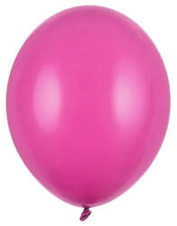 Partydeco Lufi Strong 5" (12cm-es) Latex léggömb, 100db/csomag, Hot Pink, Magenta (LUFI958000)