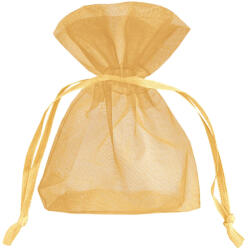PartyPal Organza tasak, 10x15cm, arany, 10db/cs (LUFI893532)