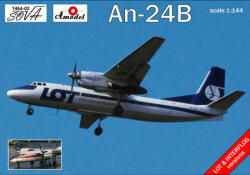Amodel Antonov An-24B Polish/DDR airlines 1: 144 (AMO1464-02)