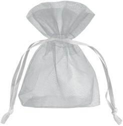 PartyPal Organza tasak, 10x15cm, szürke, 10db/cs (LUFI399585)