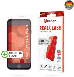 Displex Folie pentru iPhone 6 / 6S / 7 / 8 / SE 2, SE 2020 / SE 3, SE 2022 - Displex Real Glass 2D - Clear