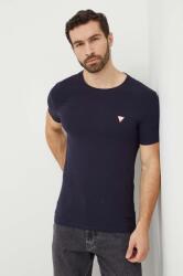 Guess t-shirt sötétkék, férfi, sima, M2YI24 J1314 - sötétkék XL