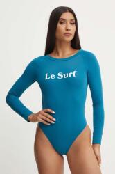 Drivemebikini egyrészes fürdőruha Le Surf Mare türkiz, puha kosaras - türkiz M