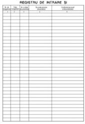 Viamond REGISTRU INTRARE-IESIRE vertical A4 (180737)