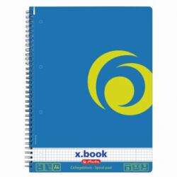 Herlitz Caiet A4 80f Spirala Patratele Perforat Albastru Intens (11365582)