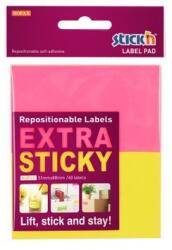Hopax Notes autoadeziv extra-sticky 51 x 88mm, 2 x 30 file, Stick"n - 2 culori neon (HO-21685) - officeclass