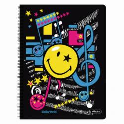 Herlitz Caiet A4 70f Spirala Patratele Perforat Smiley World Pop (11364718)